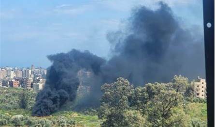 حريق إطارات ونفايات في طرابلس والدفاع المدني يتدخل