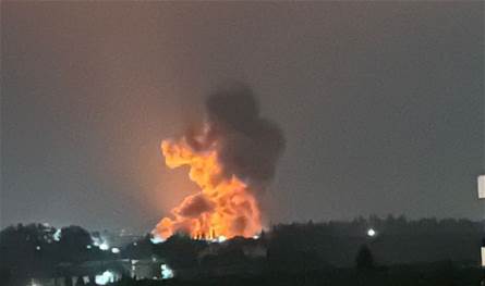 غارة عنيفة استهدفت منزلاً في أنصارية