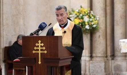 الراعي من بكركي: كل الدعاء لنجاح المفاوضات وإحلال السلام