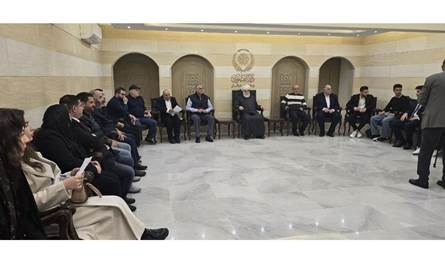 مفتي طرابلس عرض مع أهالي بدبهون- الكورة تداعيات قرار منح شركة الترابة ترخيصا بمتابعة الجرف