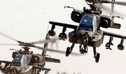 أباتشي فوق البحر.. تمشيط ساحل صور وقصف يطاول بلدات الجنوب