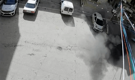 قنبلة اسرائيلية على ساحة شبعا.. وسقوط جريحين (فيديو)