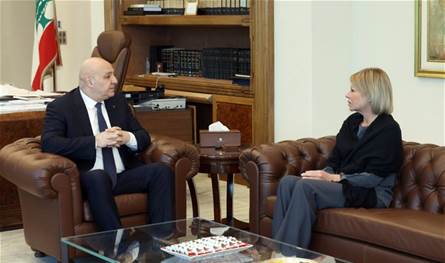 لقاء بين عون وبلاسخارت وعرض للأوضاع العامة في البلاد