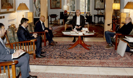 جنبلاط استقبل سفير دولة الكويت في لبنان