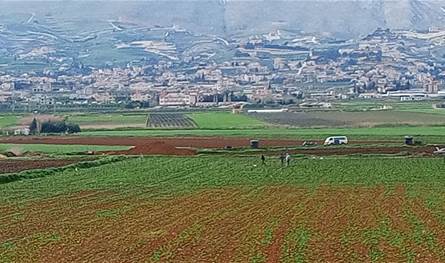 سقوط جسم مجهول في سهل بلدة الحلانية