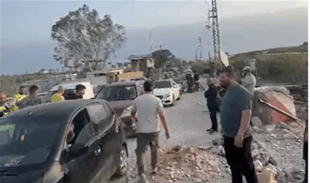 لبنان – بالفيديو: مع عودة الأهالي.. ازدحام مروري خانق في الجنوب