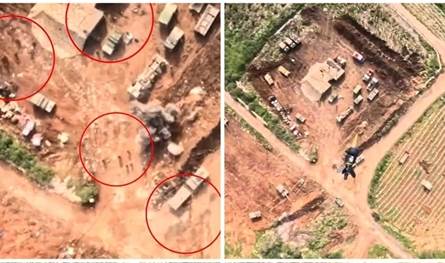 "غارة جوية" لـ"حزب الله".. شاهدوا الفيديو