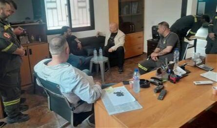 خريش تفقّد مراكز الدفاع المدني في برج البراجنة وحارة حريك والغبيري