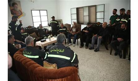 خريش يتفقّد مراكز الدفاع المدني في محافظتي النبطية ولبنان الجنوبي