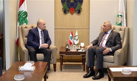 اللواء شقير عرض والسفير الروسي الاوضاع العامة في لبنان والمنطقة