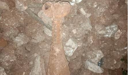 بالصورة: العثور على قذيفة هاون غير منفجرة في الضنية