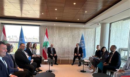 سلام التقى المدير العام لمنظمة الأمم المتحدة للتربية والعلم والثقافة