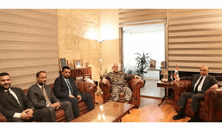 لاوندس يستقبل مسؤولين ودبلوماسيين في لقاءات متفرقة