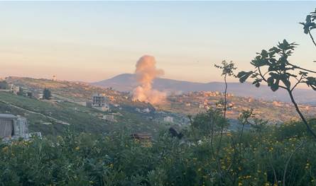 3 غارات إسرائيليّة استهدفت منطقة مريمين وبلدة رشاف