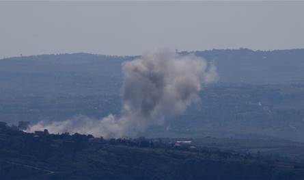 الجيش الإسرائيلي يُهاجم مبان عسكرية في منطقتي خربة سلم وتولين