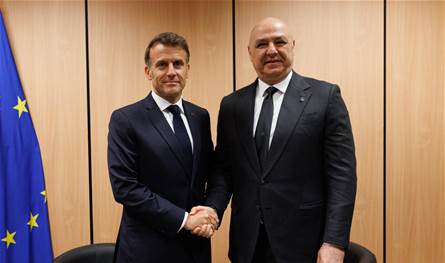 بالصور.. لقاء بين عون وماكرون في نيقوسيا
