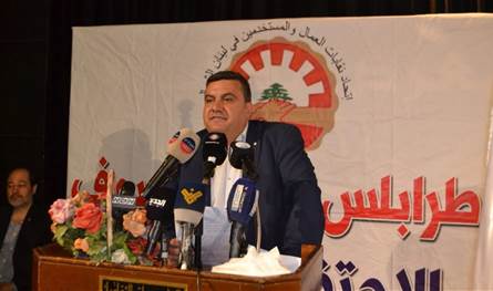 اتحاد نقابات العمال في الشمال أكد دعم القطاع العام في تحركه