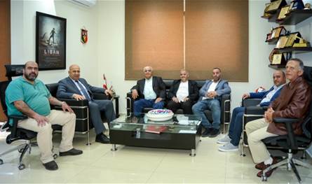 خريش استقبل رئيس اتحاد بلديات إقليم الخروب الشمالي ووفدا من "تيار المستقبل - بيروت"