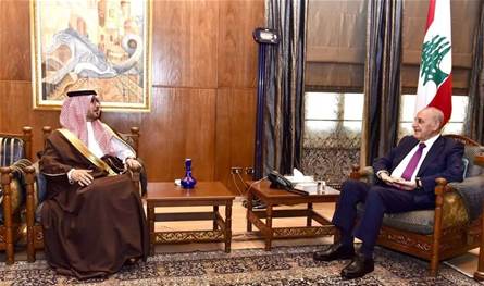 بري بحث في المستجدات مع بو صعب ووزيرة التربية.. واستقبل بخاري مودعاً