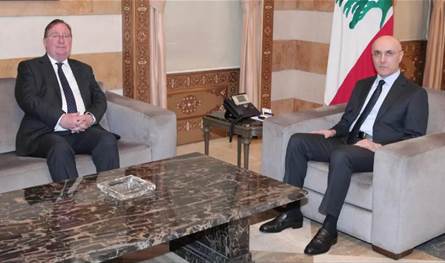 الحجار استقبل السفير البريطاني ويبحث معه مستجدات لبنان والمنطقة