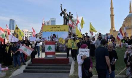 بالصور والفيديو.. تجمع احتجاجي لمناصري 