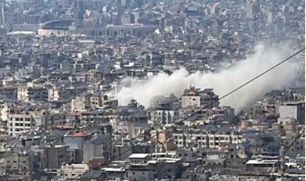 بالفيديو... غارة إسرائيليّة استهدفت الضاحية الجنوبية لبيروت