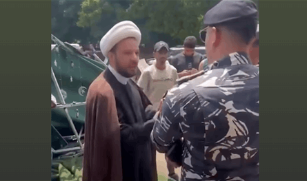 مفاجأة عن "الشيخ" الذي هاجم ضابطاً لبنانياً.. مُنتحل صفة و "قوى الأمن" تكشفه