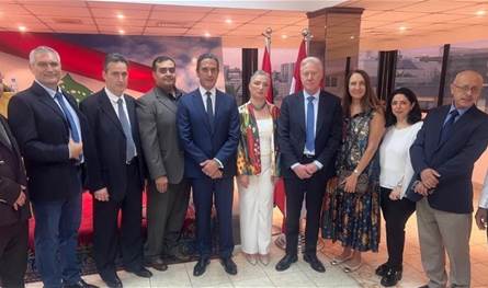 رجي التقى أبناء الجالية اللبنانية في الأردن