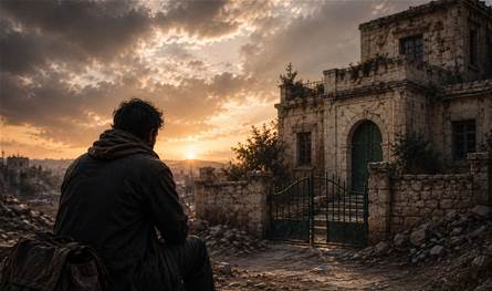 بيتي صامد… وأنا المنفيّ قرب بابه