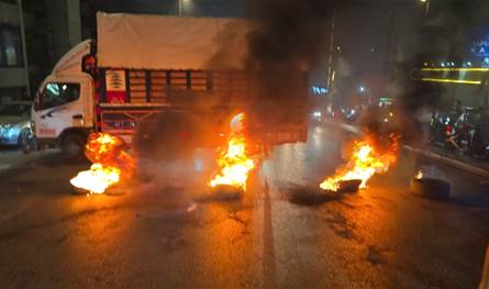 احتجاجات رفضًا للاتفاق الإطاري بين لبنان وإسرائيل