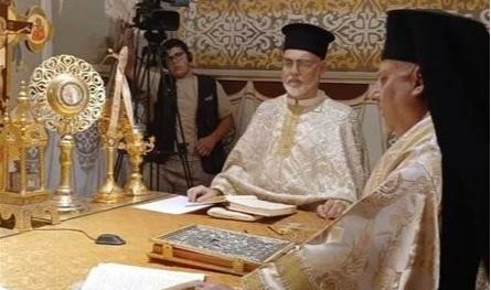 قداس في بطريركية الروم الكاثوليك - الربوة لأبناء صفد البطيخ وبرعشيت