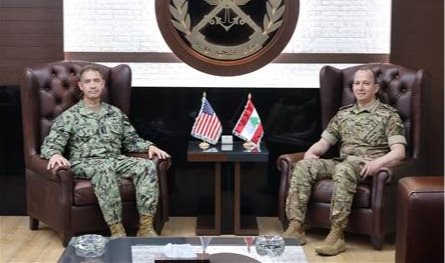 هيكل استقبل قائد القيادة المركزية في الجيش الأميركيّ: لاستمرار التعاون بما يحفظ أمن لبنان واستقراره