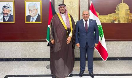 سفير فلسطين استقبل الدوسري