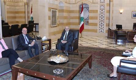 سلام استقبل سفيرة سويسرا وسفير ألمانيا ودعه لانتهاء مهامه في لبنان