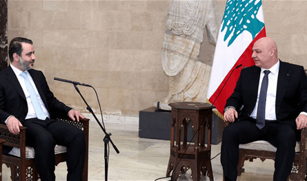 الشيباني في قصر بعبدا