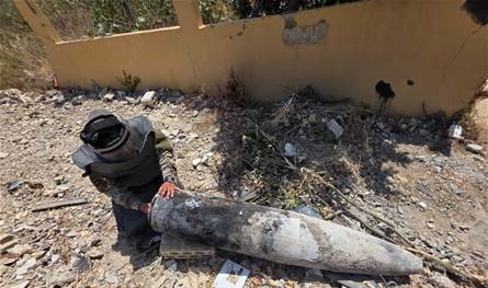 الجيش: تفكيك 4 قنابل غير منفجرة من مخلفات العدوان الإسرائيلي