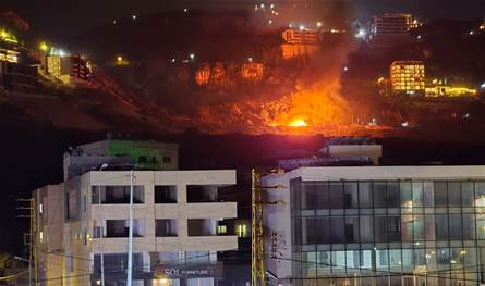 حريق كبير في أحراج دده.. والدفاع المدني يعمل على السيطرة عليه