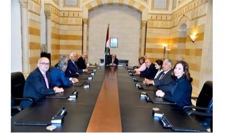 الرئيس سلام عرض مع وفد الجمعية الخيرية الإسلامية العاملية الأوضاع العامة ونشاطاتها الإنسانية