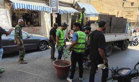 بلدية بيروت تواصل حملة تنظيم الشوارع وإزالة الإشغالات المخالفة في مناطق العاصمة