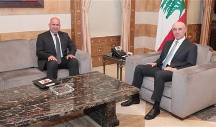 الحجار استقبل المدير العام للدفاع المدني