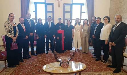 الراعي التقى وفداً من نقابة الصيادلة في الديمان
