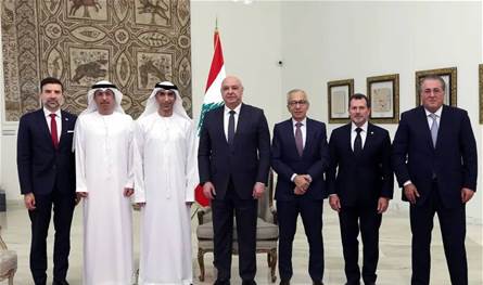 الوفد الاقتصادي الإماراتي في بعبدا.. دعوات للاستثمار وتأكيد على متانة العلاقات الثنائية