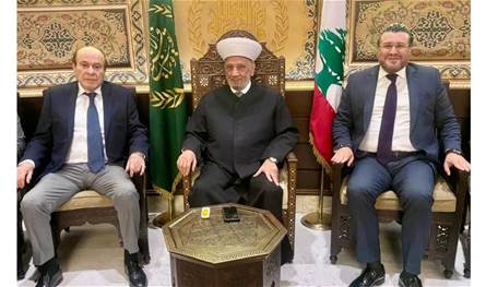 دريان استقبل خالد النابلسي في دار الفتوى وبحثا في أوضاع بيروت وقضايا وطنية واجتماعية