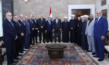 عون أثنى على خطاب بري في ذكرى تغييب الصدر: مواجهة التحديات لا تكون إلا بالوحدة الوطنية