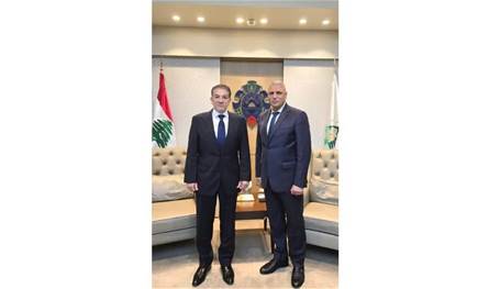 اللواء شقير بحث مع منيمنة في تسهيل إجراءات المستثمرين.. واستقبل السفير المصري في زيارة وداعية