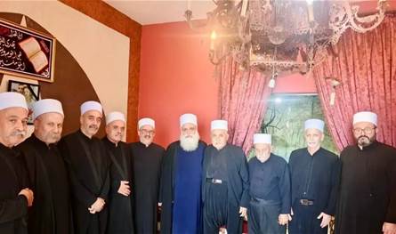 شيخ العقل إستقبل وفداً من "حزب الله" وشخصيات
