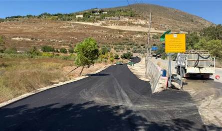 الأشغال فتحت ممر العبور الموقت عند قعقعية الجسر أمام حركة المرور