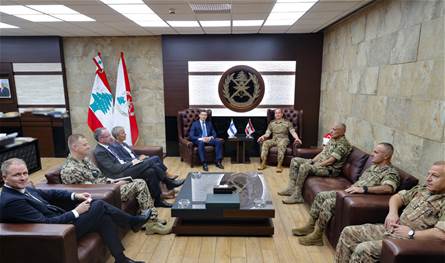 قائد الجيش بحث وزير الدفاع الفنلندي الأوضاع والتطورات الراهنة في لبنان