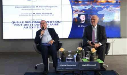 بيار دوكان ضيف "ESA Business School" في حوار حول الدبلوماسية في القرن الحادي والعشرين