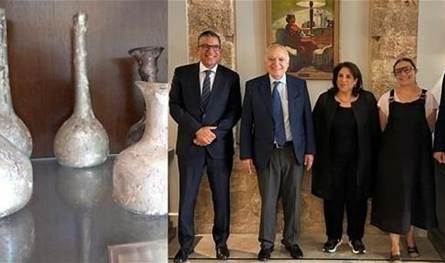 عائلة جارودي سلّمت مجموعة أثرية محفوظة لديها إلى المديرية العامة للآثار